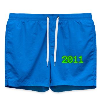 Computer 2011 - Badeshorts - Cobalt blue - Vorne - AI Model Male 185 light (185cm)