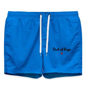 VALENTINSTAG. PAPA. VATERTAG. ALLES GUTE ZUM GEBURTSTAG - Badeshorts - Cobalt blue - Vorne - AI Model Male 185 light (185cm)