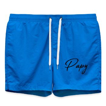 OPA. PAPA. VATERTAG. FROHER VATERTAG - Badeshorts - Cobalt blue - Vorne - AI Model Male 185 light (185cm)