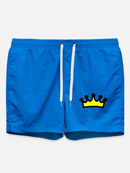 Crown Symbol - Swim Trunks - cobalt blue
