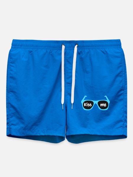 kiss_me - Swim Trunks - cobalt blue