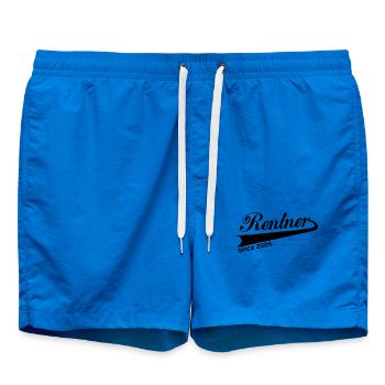 T-shirt Retraité 2026 Retraité Retraité, Mug - Short de bain - cobalt blue - Devant - AI Model Male 185 light (185cm)
