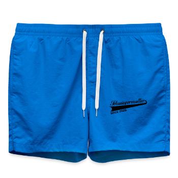 Belle-mère 2026, meilleure belle-mère de tous les temps - Short de bain - cobalt blue - Devant - AI Model Male 185 light (185cm)