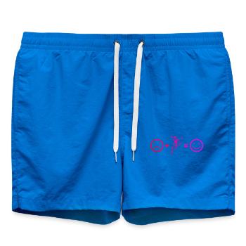 Coole Handball Inspiration fuer Frauen - Badeshorts - Cobalt blue - Vorne - AI Model Male 185 light (185cm)