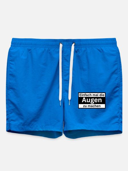 Einfach_mal_die_Augen_zu - Badeshorts - Cobalt blue