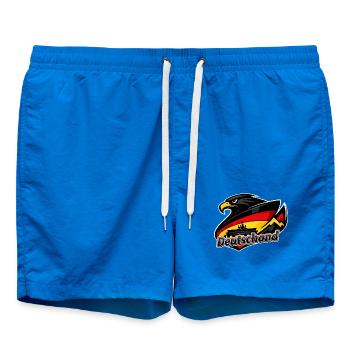 Adler avec la porte allemande Flagge Brandenburg - Short de bain - cobalt blue - Devant - AI Model Male 185 light (185cm)