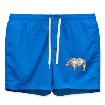 rhinocéros - Short de bain - cobalt blue - Devant - AI Model Male 185 light (185cm)