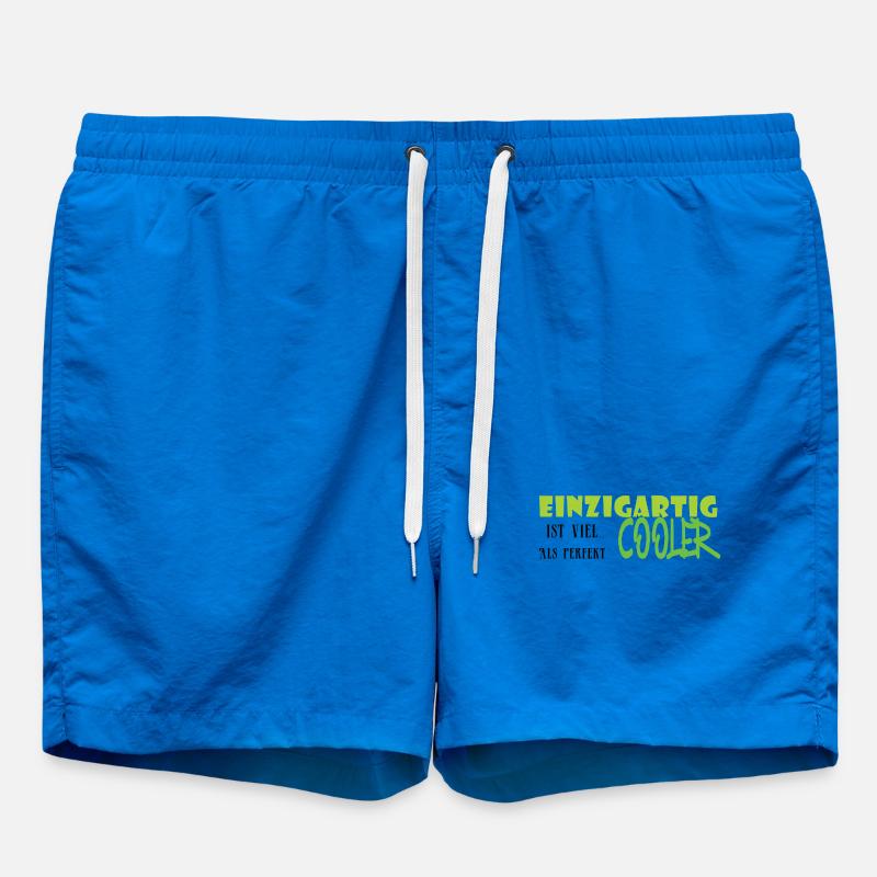 Uniquely cool graffiti - Swim Trunks - cobalt blue