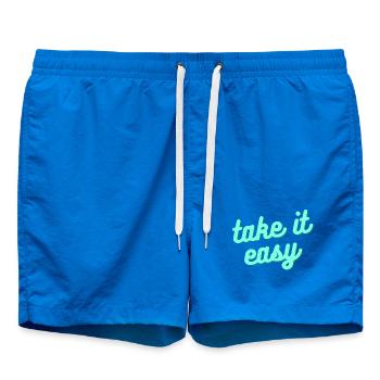Prends ça relax – Un mode de vie détendu - Short de bain - cobalt blue - Devant - AI Model Male 185 light (185cm)