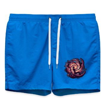 Dancing Cosmic Vortex - Swim Trunks - cobalt blue - Front