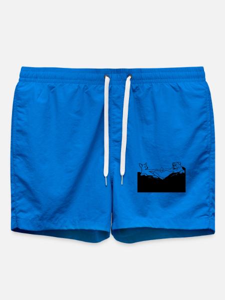 Die Erschaffung Hunde Michelangelo - Badeshorts - Cobalt blue