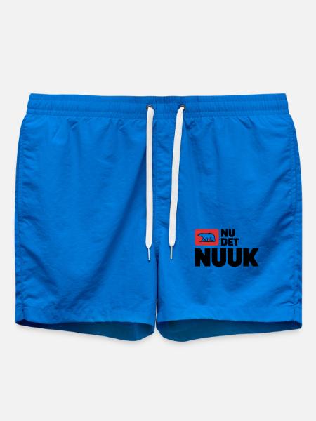 Nu Det Nuuk T-shirt Homme Greenland Polar Bear - Short de bain - cobalt blue