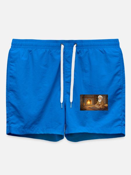 Inner Peace & Mindfulness: Design by the Fireplace - Swim Trunks - cobalt blue