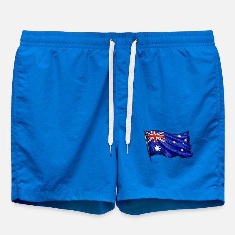 Motif du drapeau australien - Short de bain - cobalt blue