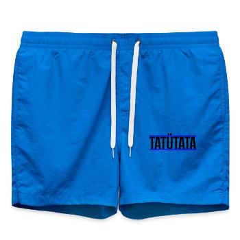 Tatuetata_ _blau - Short de bain - cobalt blue - Devant - AI Model Male 185 light (185cm)
