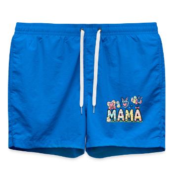 Pastell Ostern Mama Design - Badeshorts - Cobalt blue - Vorne - AI Model Male 185 light (185cm)