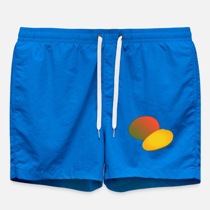 Tropical Mango Duo Gradient - Swim Trunks - cobalt blue