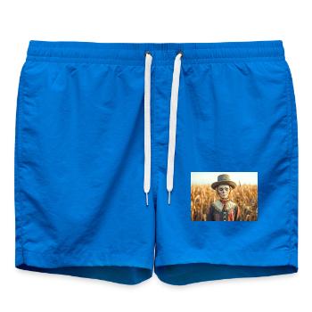 L’épouvantail trouvé par le premier compagnon - Short de bain - cobalt blue - Devant - AI Model Male 185 light (185cm)