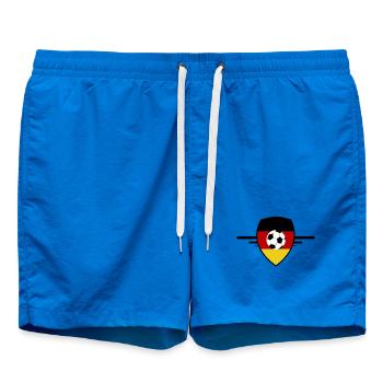 Deutschland Fußball Allemagne Deutschland - Badeshorts - Cobalt blue - Vorne - AI Model Male 185 light (185cm)