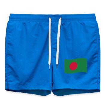 Drapeau du Bangladesh - Short de bain - cobalt blue - Devant - AI Model Male 185 light (185cm)