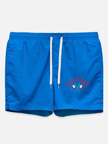 Sappada Italy  Flags  - Swim Trunks - cobalt blue