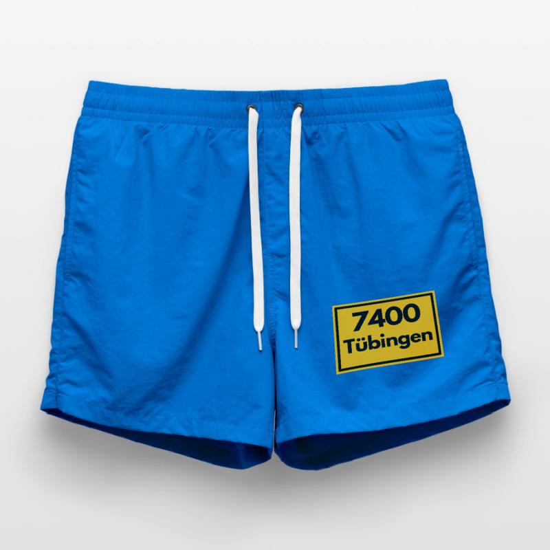 OLD POSTCODE ZIP CODE RETRO 7400 TÜBINGEN - NECKAR Swim Trunks