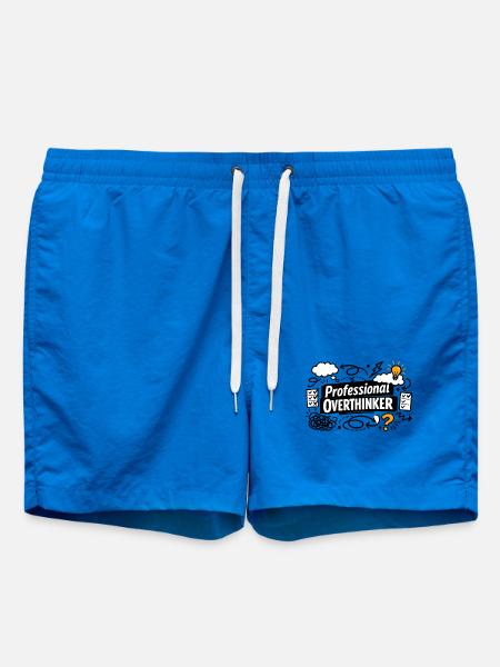 professional overthinker - Swim Trunks - cobalt blue