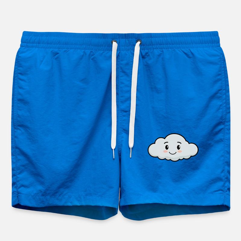 Cuddly cloud friend - Swim Trunks - cobalt blue