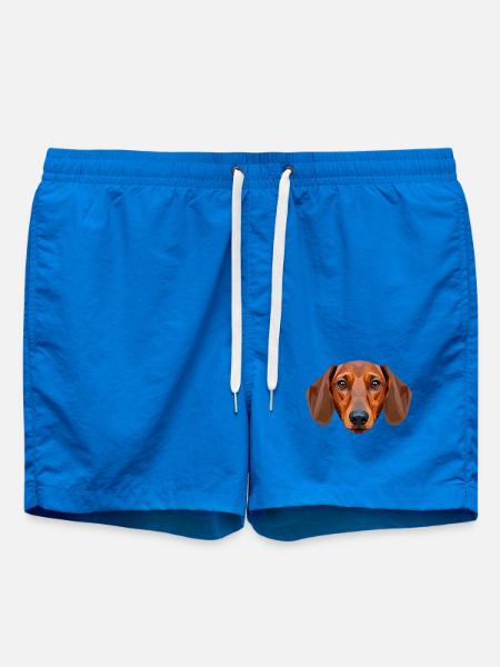 Gravhund, gravhund, miniaturegravhund, gravhundklub, gravhund - Badeshorts - cobalt blue