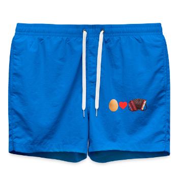 J’aime Quetschn - Short de bain - cobalt blue - Devant - AI Model Male 185 light (185cm)