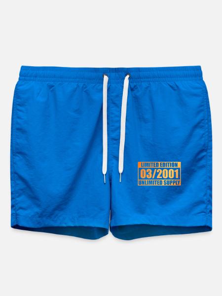 25th Anniversary Limited Edition - ꝏ Supply 03/2001 - Swim Trunks - cobalt blue