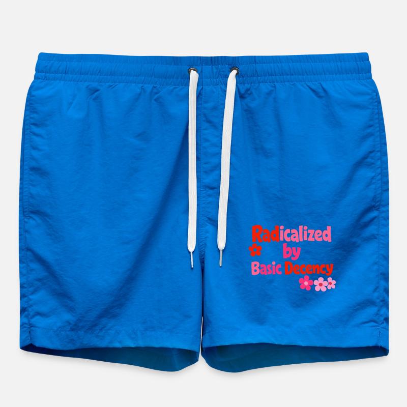 Radical Decency Rétro Bloom - Short de bain - cobalt blue