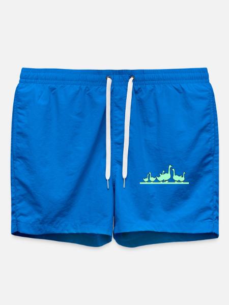 Ducks Geese - Swim Trunks - cobalt blue