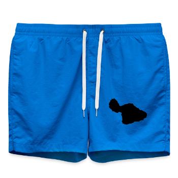 Carte de Maui - Short de bain - cobalt blue - Devant - AI Model Male 185 light (185cm)