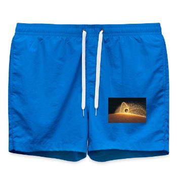 Brennende Stahlwolle - Badeshorts - Cobalt blue - Vorne - AI Model Male 185 light (185cm)