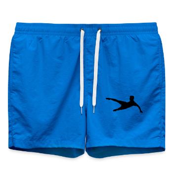 Fußball Soccer Football - Badeshorts - Cobalt blue - Vorne - AI Model Male 185 light (185cm)