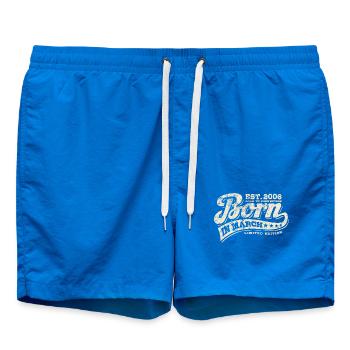 Né en mars 2006 - Anniversaire - Cadeau - Short de bain - cobalt blue - Devant - AI Model Male 185 light (185cm)