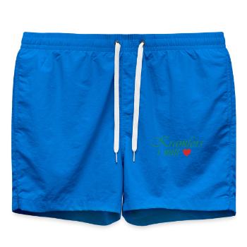 Kramfors in meinem Herzen - Badeshorts - Cobalt blue - Vorne - AI Model Male 185 light (185cm)