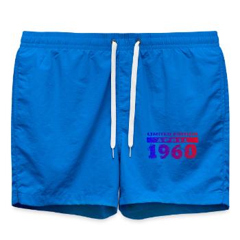66e anniversaire Édition Limitée 04/1960 - Short de bain - cobalt blue - Devant - AI Model Male 185 light (185cm)
