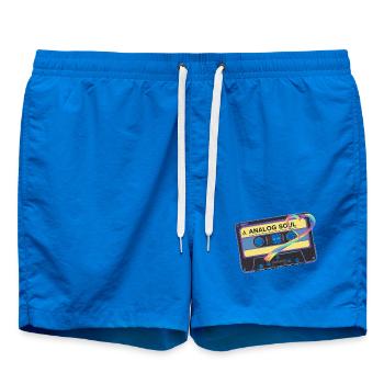Art de cœur sur cassette vintage Soul Analog - Short de bain - cobalt blue - Devant - AI Model Male 185 light (185cm)