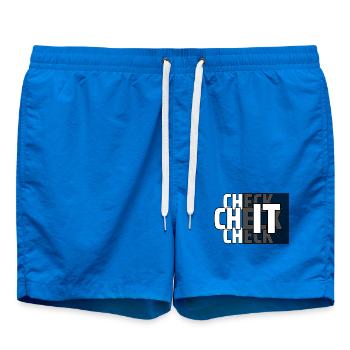 REGARDE - Short de bain - cobalt blue - Devant - AI Model Male 185 light (185cm)