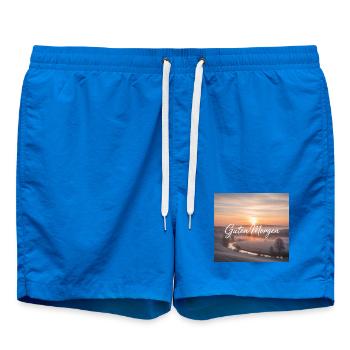 Guten Morgen im Schnee - Badeshorts - Cobalt blue - Vorne