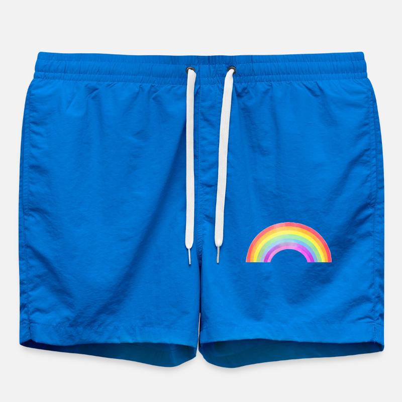 Rainbow Arch - Swim Trunks - cobalt blue