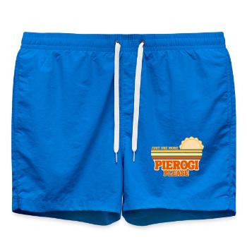 Pierogi Encore un raviolis, s’il vous plaît Cuisine polonaise - Short de bain - cobalt blue - Devant - AI Model Male 185 light (185cm)