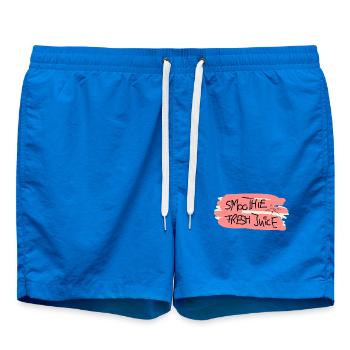 J’adore les smoothies, les jus, les jeunes de fruits - Short de bain - cobalt blue - Devant - AI Model Male 185 light (185cm)