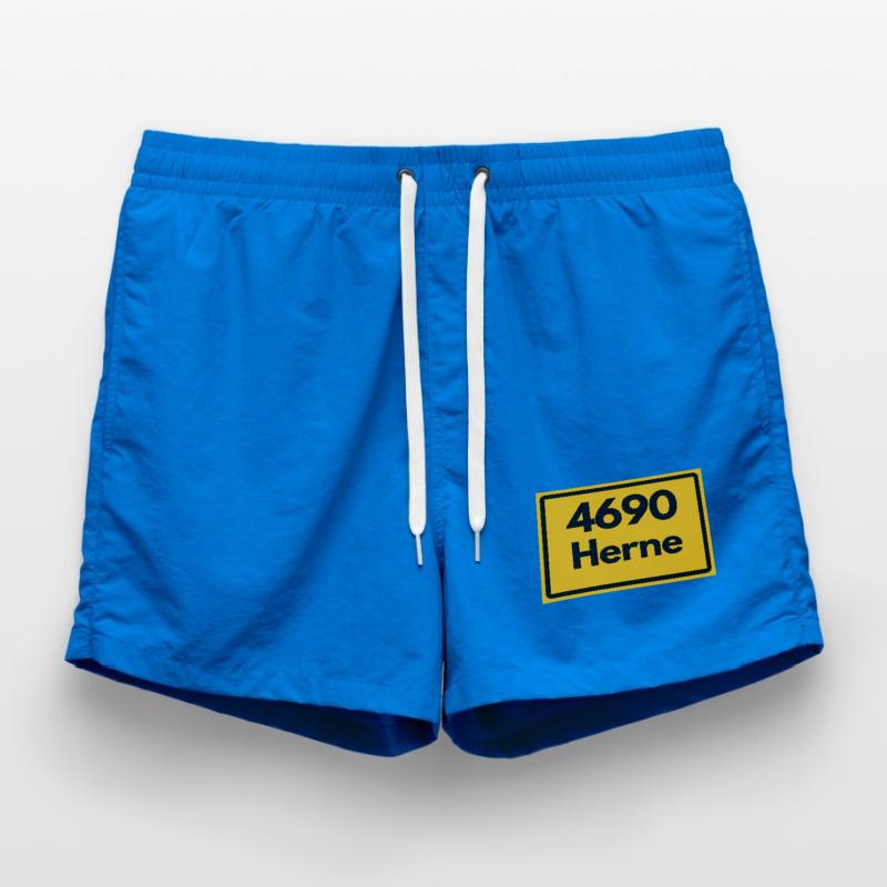 OLD POSTCODE POSTCODE RETRO 4690 HERNE – NRW Swim Trunks