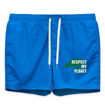 Green Warrior Wildniswald - Badeshorts - Cobalt blue - Vorne - AI Model Male 185 light (185cm)
