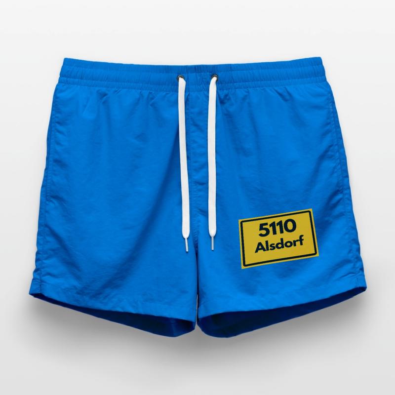 OLD POSTCODE POSTCODE RETRO 5110 ALSDORF Swim Trunks