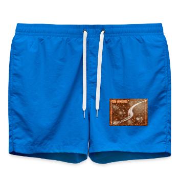 Red Universe - Badeshorts - Cobalt blue - Vorne - AI Model Male 185 light (185cm)