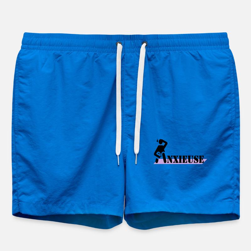 anxious - Swim Trunks - cobalt blue